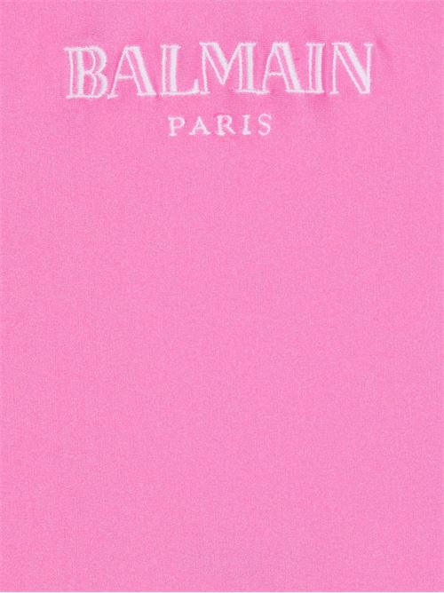 Costume intero bambina Balmain rosa con logo BALMAIN Kids | BYCA09Z0005552BC